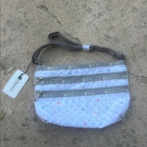 LeSportSac Quinn Bag Sunlit Bubbles Crossbody Purse NWT